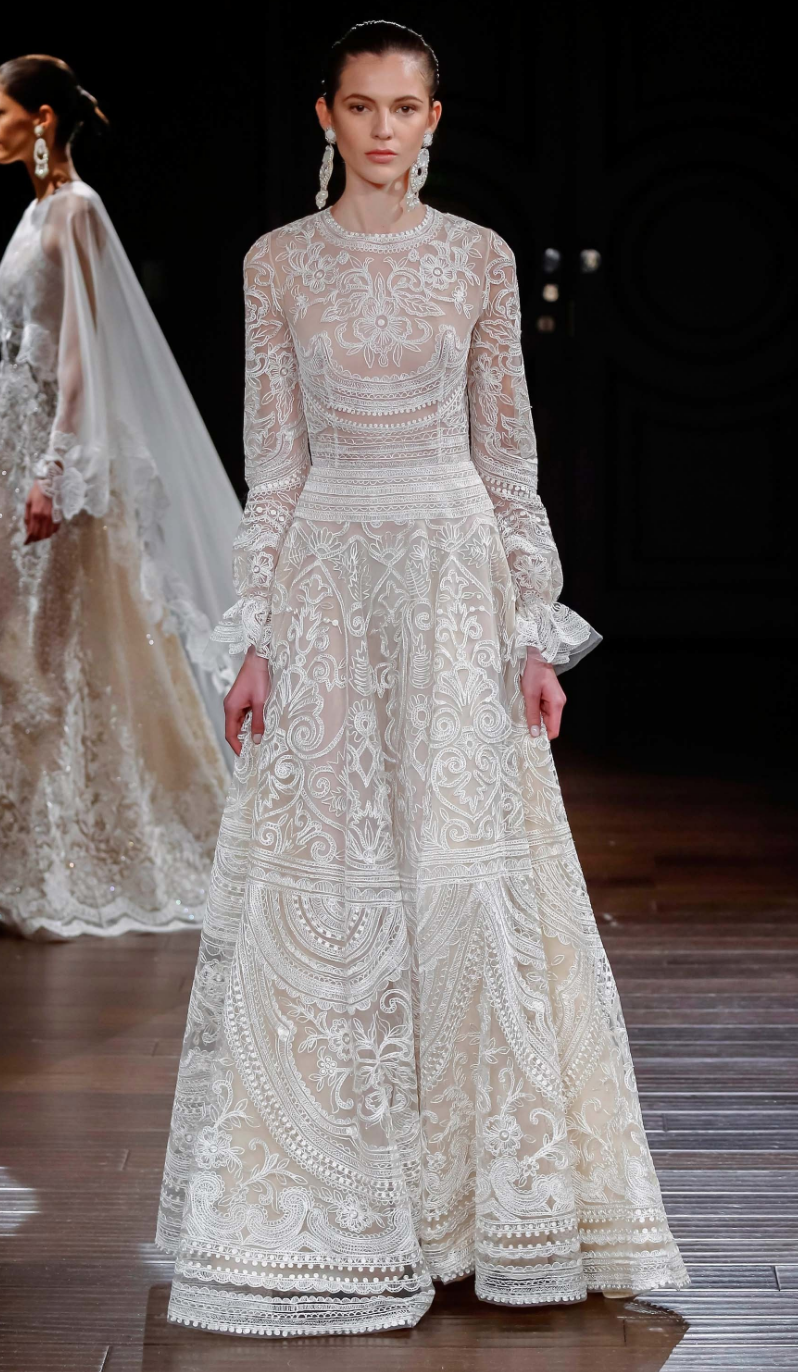 My Bridal Fashion Guide to Long-Sleeved Wedding Dresses » NYC Wedding ...